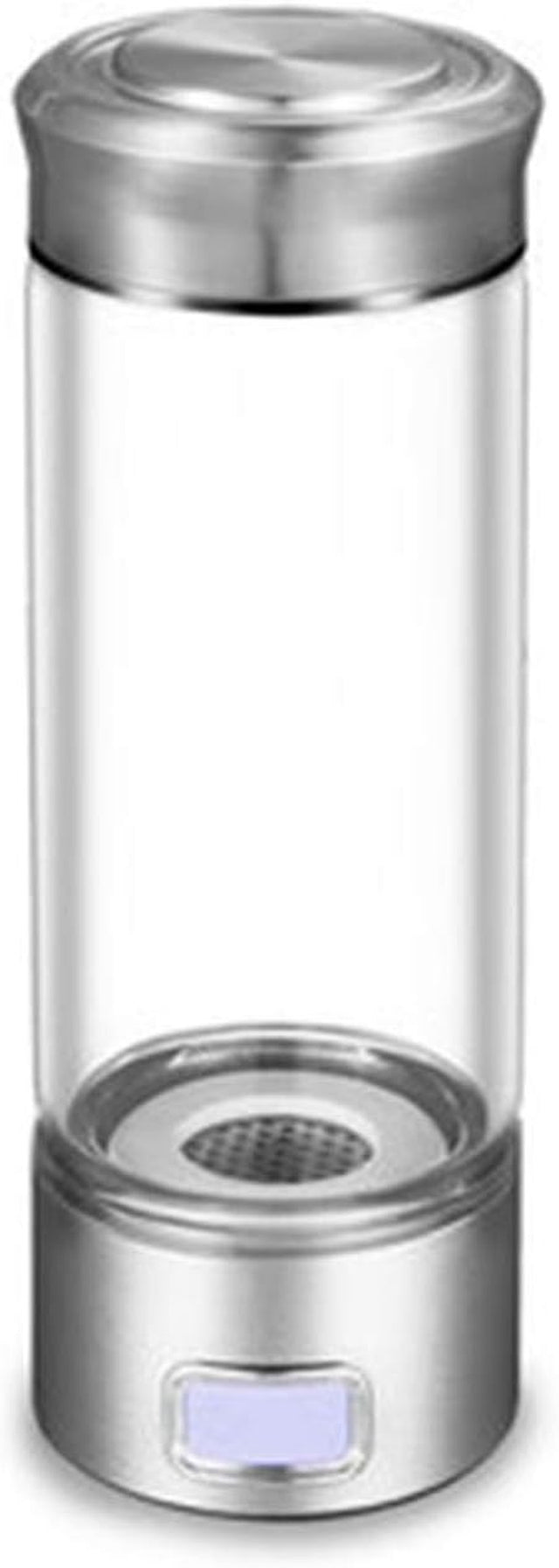 Portable 3-Minute Hydrogen-Rich Water Bottle Rechargeable High Concentration Hydrogen Water Generator Glass Bottle Anti-Aging Anti-Oxidation Kettle 500Ml