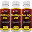 3 Pack Pristine Ultra Blood Sugar Support Supplement - Healthy Blood Sugar Vitamins, Immunity Wellness, Sugar Blocker Complex - 60 Capsules