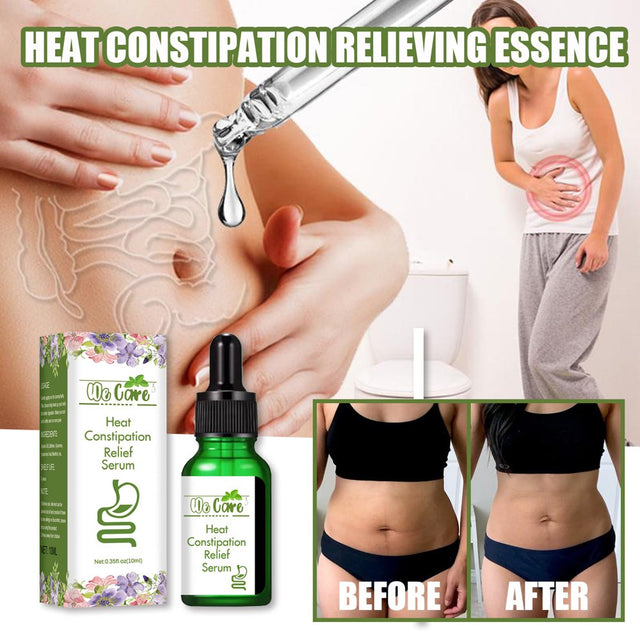 HIBRO Face Organic Aloe You Much Gel We-Care Heat Constipation Relief Serum Belly Cellulite Massage Oil Natural Ingredients for Constipation, Bloating and Gas Relief 10Ml