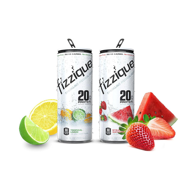 Fizzique Keto Protein Water | Strawberry Watermelon | 12 Count