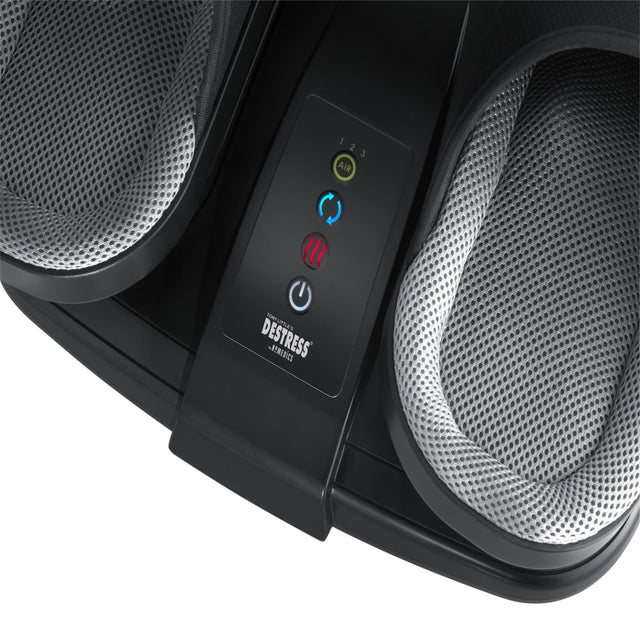 Homedics Shiatsu Flex Ankle and Foot Massager with Heat and Gentle Air Compression, Adjustable Air Intensity, 2 Unique Massage Mode