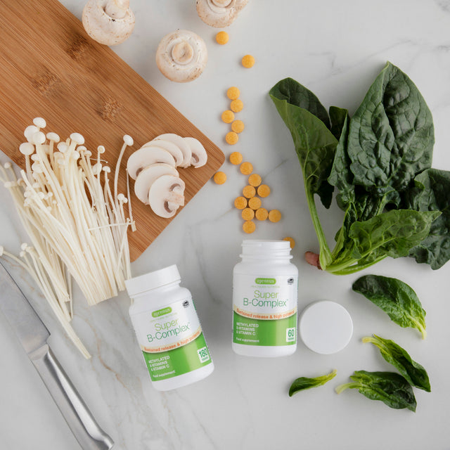 Igennus Super B-Complex, Methylated & Sustained Release B Complex Supplement, Vegan, 180 Small Tablets