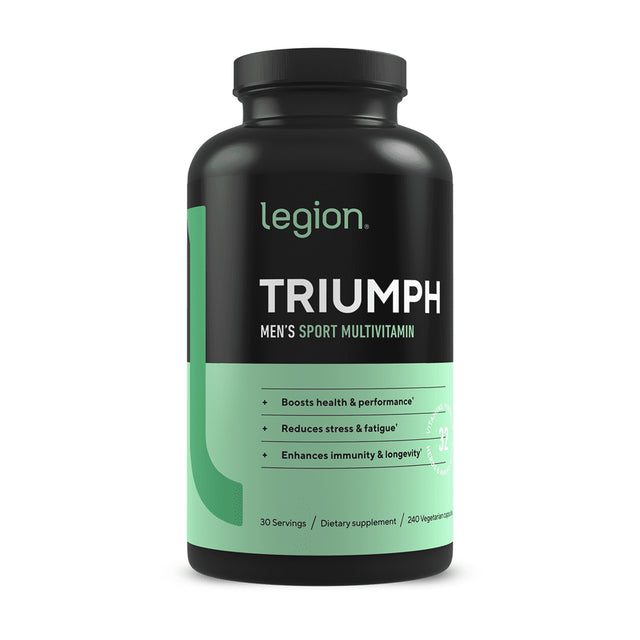 Legion Triumph Daily Sport Multivitamin Supplement for Men, 30 Servings