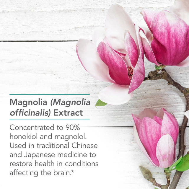Nutricology Magnolia Extract - Stress and Sleep Support, Cortisol Balance - 120 Vegetarian Capsules