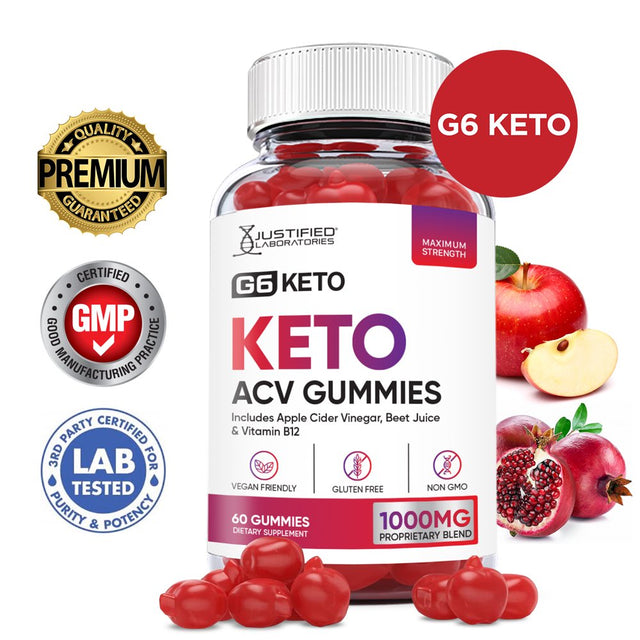 G6 Keto ACV Gummies 1000Mg & Keto ACV Pills 1275MG Bundle