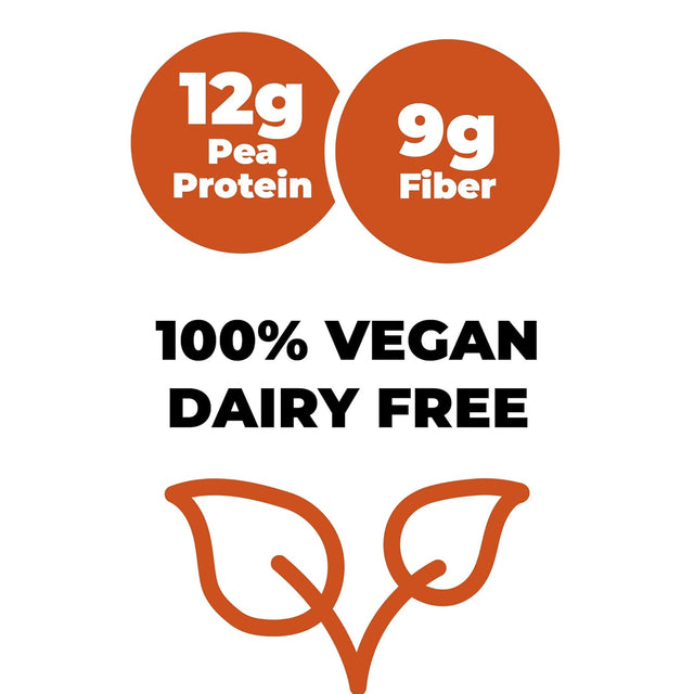 Keep Healthy Low Glycemic Bar - Chocolate Fudge - 12G Plant Based Protein, Low Sugar, Organic, Vegan, Gluten Free, Soy Free, Dairy Free Protein Bar (12 Bars)