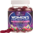 Probiotics for Women Gummy with Cranberry, 3 Billion CFU Guaranteed with 6 Diverse Strains, Womens Probiotic Gummies for Digestive, Vaginal Ph, Urinary & Immune Health Support, Non-Gmo - 120 Gummies