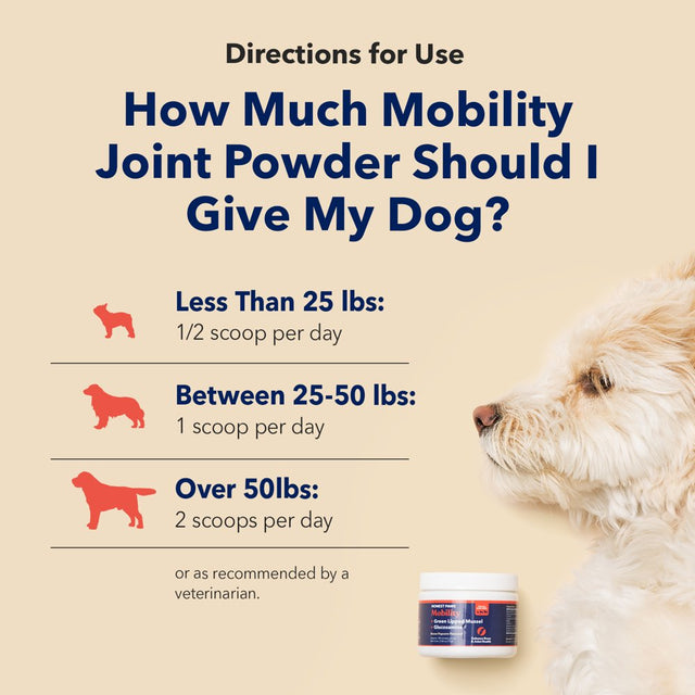 Honest Paws Dog Hip and Joint Powder – Mobility Health Bone Supplement- All Ages