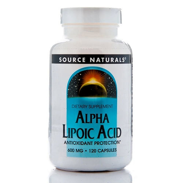 Alpha Lipoic Acid 600 Mg - 120 Capsules by Source Naturals