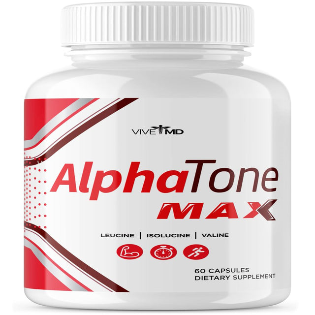 Alpha Tone Max - Energy and Vitality Booster for Men, Hormone Balance and Performance Support, Alpha Tonic Supplement, Extra Strength Formula, 60 Capsules (1-Pack)