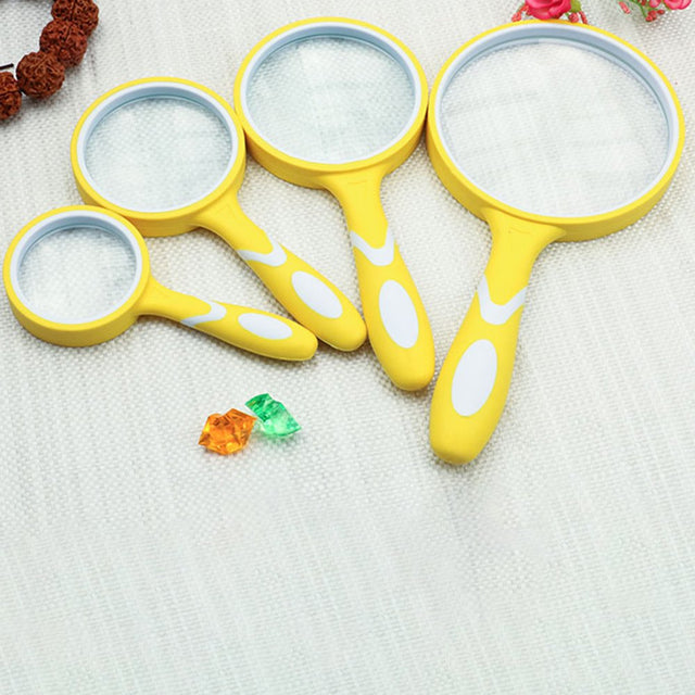 Gofj Magnifier High Clarity Portable 50/65/75/100Mm Handheld Reading Magnifying Glass for Reading