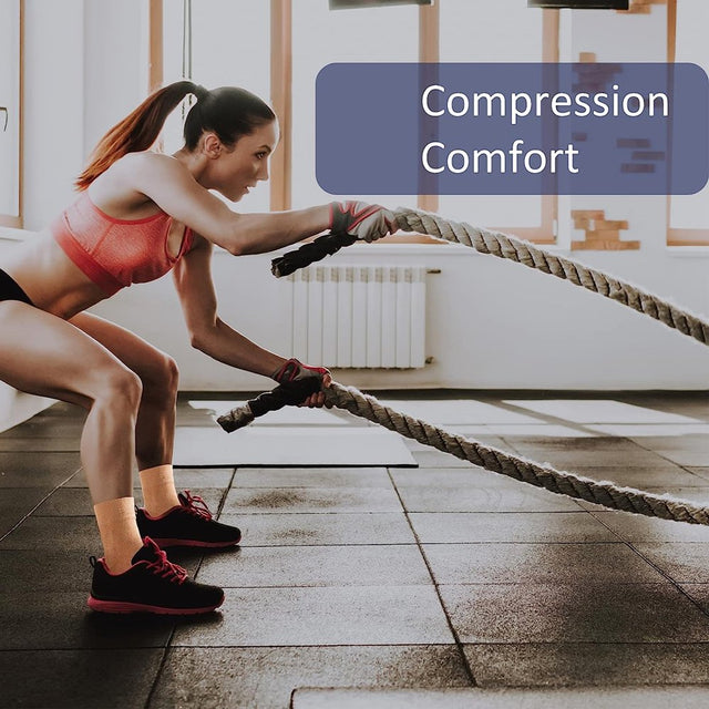 Neuropathy Socks for Women and Men, 4Pairs Soothe Relief Compression Socks, Fitness Compression Socks Elastic Cycling Socks Ankle Brace for Plantar Fasciitis Sleeve Soothexxl