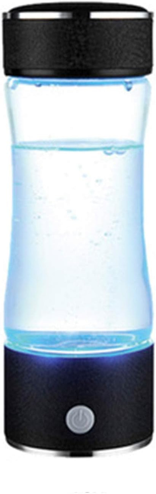 Portable 3-Minute Hydrogen-Rich Water Bottle Rechargeable High Concentration Hydrogen Water Generator Glass Bottle Anti-Aging Anti-Oxidation Kettle 400Ml