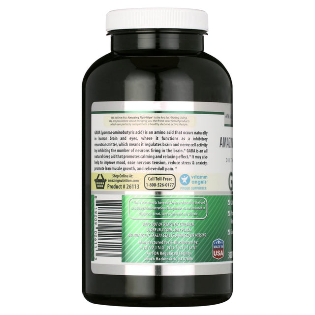 Amazing Nutrition GABA, 750 Mg, 300 Veggie Capsules