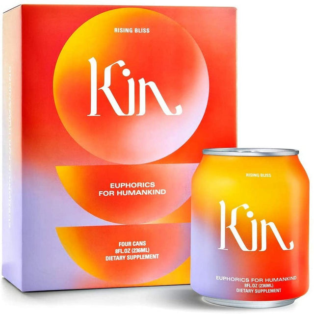 Kin Euphorics, Kin Spritz, Botanic, Adaptogenic, Nootropic, Dietary Supplement, Drink, (8Oz / 236Ml Each), 8 Pack Pack of 6