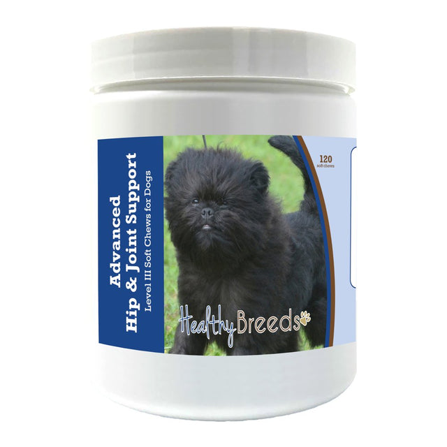 Healthy Breeds Affenpinscher Advanced Hip & Joint Support Level III Soft Chews for Dogs 120 Count