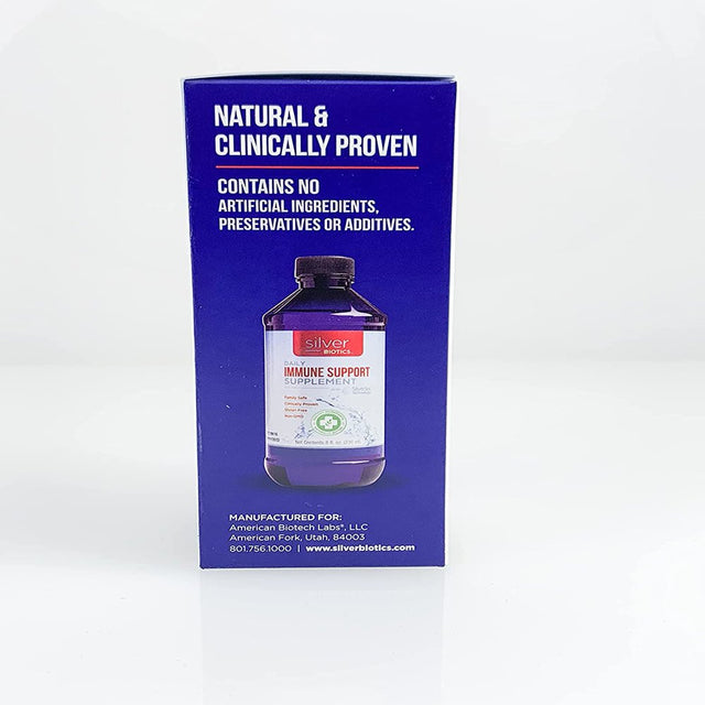 Silver Biotics Liquid 10 Ppm Silver Ultimate Immune System Support, 8 OZ