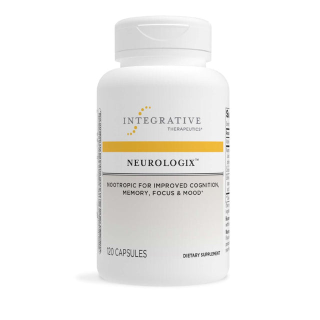 Integrative Therapeutics – Neurologix – Nootropic* – Supports Concentration, Focus, Cognitive Function* - Non-Stimulant with Neumentix Spearmint Extract, Citicoline, Saffron, B6-120 Capsules