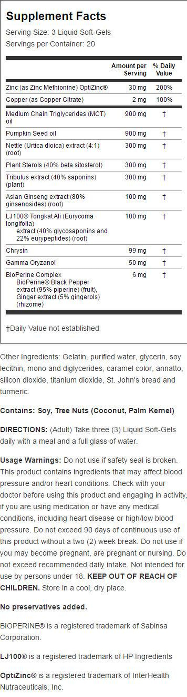 Irwin Naturals Testosterone UP, 60 Ct