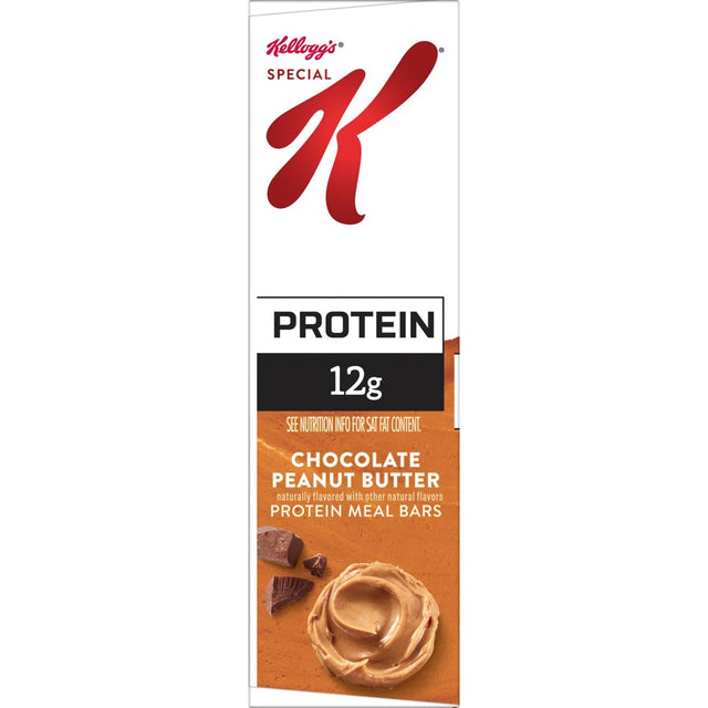 Kellogg'S Special K Chocolate Peanut Butter Chewy Protein Meal Bars, Ready-To-Eat, 9.5 Oz, 6 Count