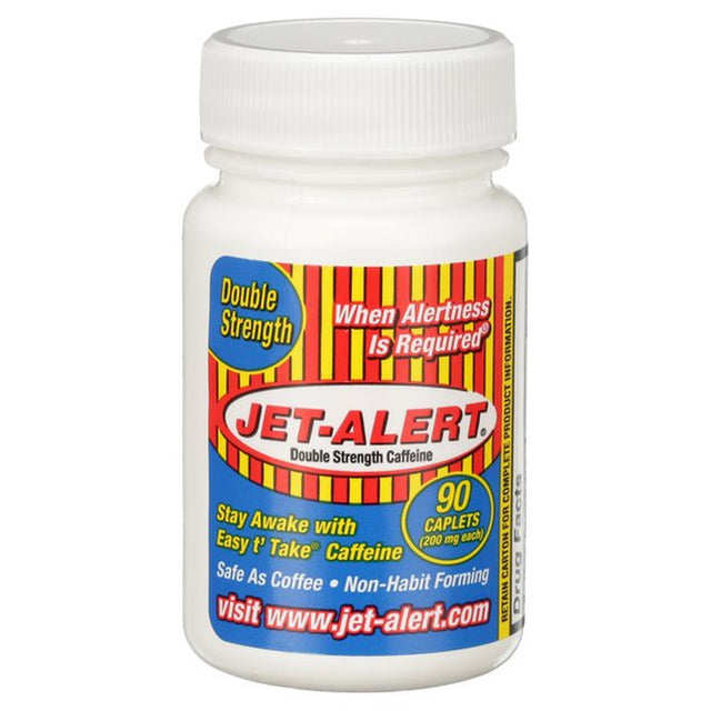 Jet-Alert Energy Stimulant Caffeine Pills, 200Mg, 90 Count