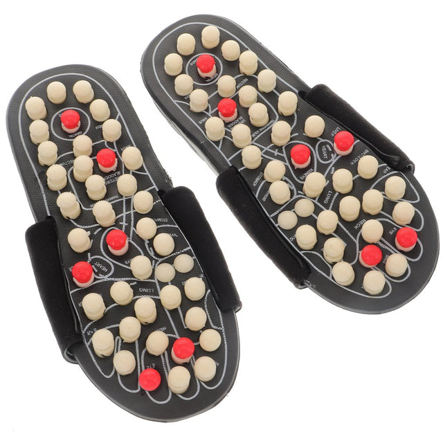 Foot Massagers Slippers Unisex Acupressure Massage Slippers for Relief Plantar Fasciitis Heel Arch Arthritis Neuropathy Pain (Size 38)