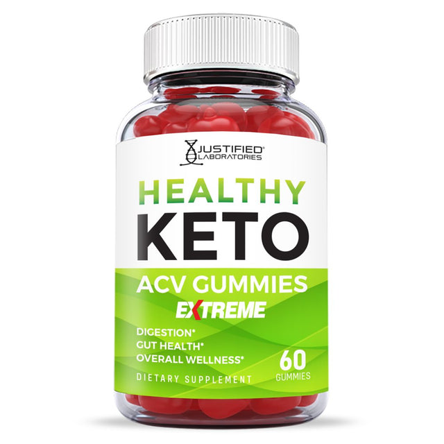 Healthy Keto Extreme ACV Gummies 2000Mg Dietary Supplement 60 Gummys