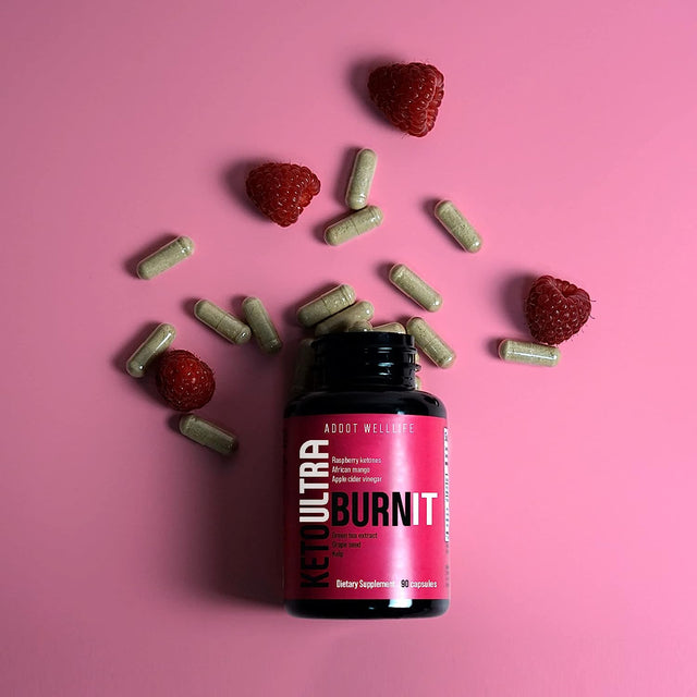 Fast Acting Premium Keto Pills, 90 Capsules for 45 Days with Raspberry Ketones, African Mango, Apple Cider Vinegar and More