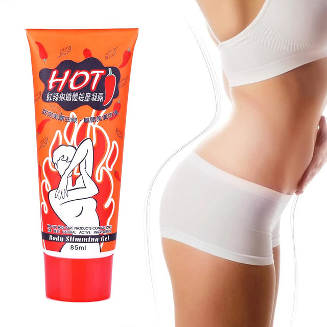 FILFEEL Slimming Cream, Red Pepper Body Weight Loss Massage Fat Heat Gel Cream