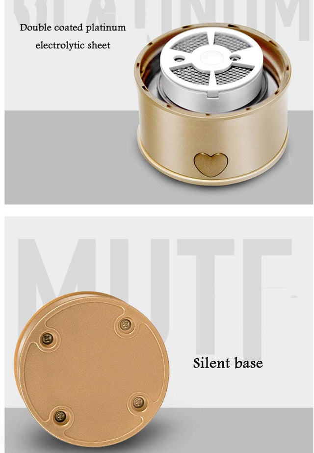 Portable 3 Minute Hydrogen-Rich Water Bottle Rechargeable High Concentration Hydrogen Generator Glass Bottle Anti-Aging Anti-Oxidation Alkaline Water Generator