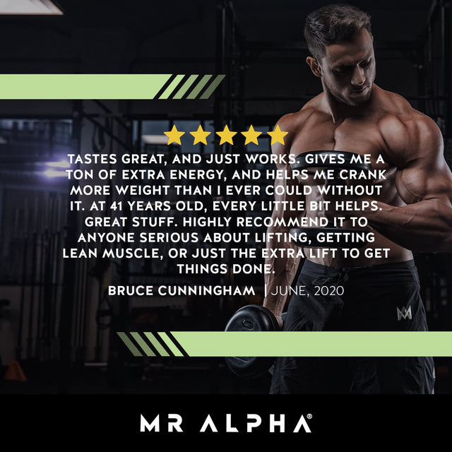 Alpha Nitro Blast+ Build Muscle Booster Supplement for Men