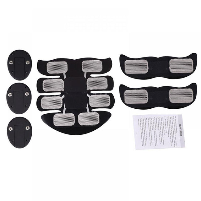 ABS Stimulator, Recharge Muscle Toner Trainer - Ultimate Abs Stimulator - for Men Women Abdominal Work Out - Muscle Training Gear Workout Equipment Portable