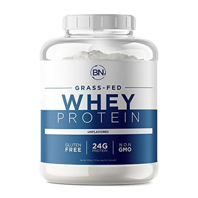 Grass Fed Whey Protein Powder - 24G Protein - 5 Lb (72 Servings)