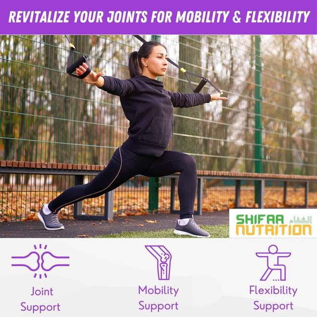 Halal Joint Support with Glucosamine Chondroitin MSM by SHIFAA NUTRITION