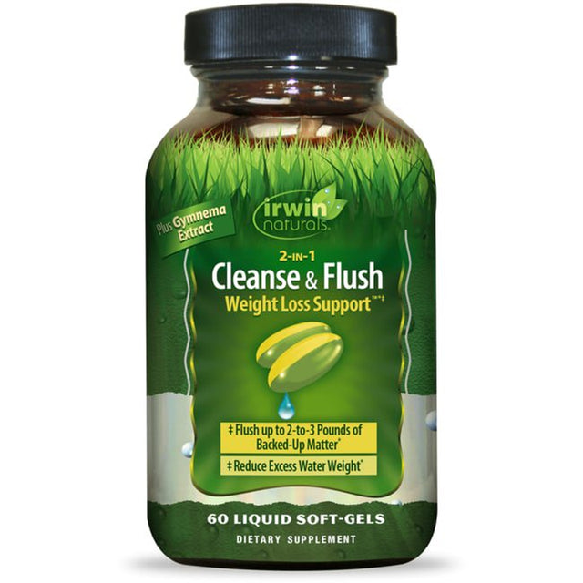 Irwin Naturals 2-IN-1 Cleanse & Flush Weight Loss Support