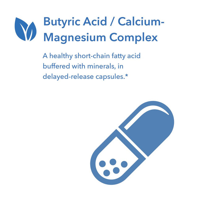 Allergy Research Group - Butyren - Butyric Acid - Colon Lining Nutrition - 100 Delayed Release Capsules