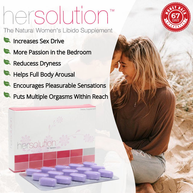 Hersolution Pills 30 Tablets Female Enhancement - 3 Month Supply