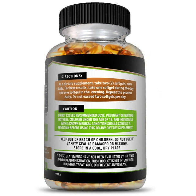 Kaya Naturals 3X 60Ct Pure MCT Oil 2000Mg, C8 C10 Weight Loss, Energy, Inflammation Capsules