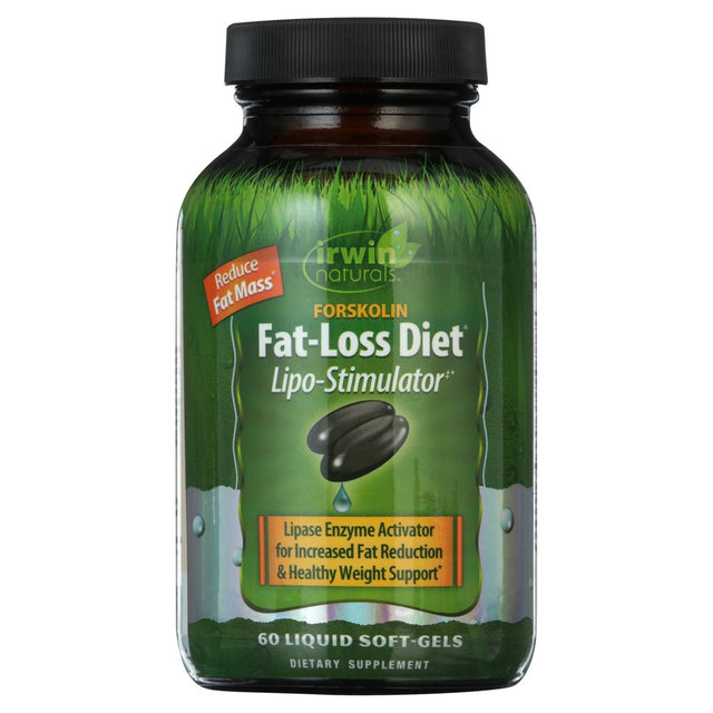 Irwin Naturals Forskolin Fat-Loss Diet 60 Liquid Soft Gels