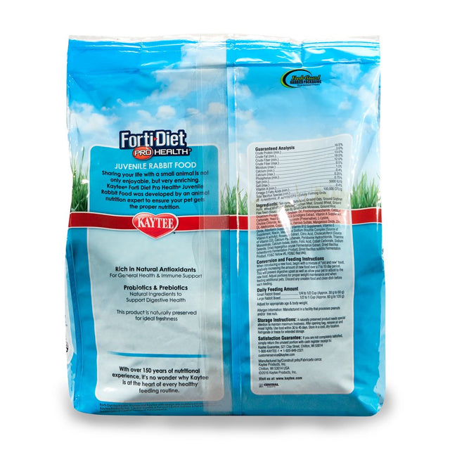 Kaytee Forti-Diet Pro Health Juvenile Rabbit Food 5Lb
