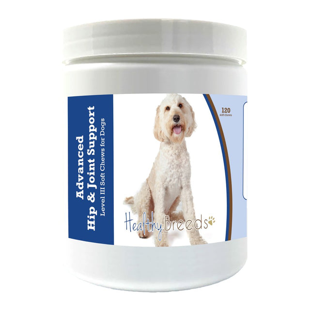 Healthy Breeds Labradoodle Advanced Hip & Joint Support Level III Soft Chews for Dogs 120 Count