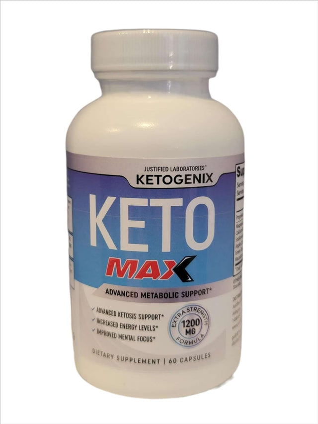 Ketogenix Max 1200Mg Keto Pills Ketogenic Supplement Includes Gobhb Exogenous Ketones Apple Cider Vinegar Macadamia Nut Oil and Green Tea Advanced Ketosis Support for Men Women 180 Capsules 3 Bottles