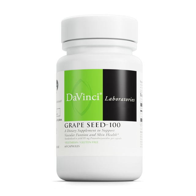 Grape Seed - 100, 60 Capsules, Davinci Laboratories of Vermont