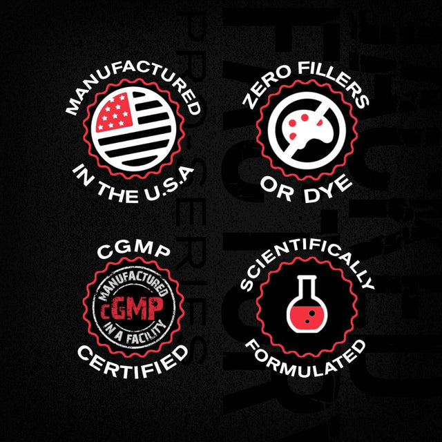 Jacked Factory N.O. XT - Nitric Oxide Boosting Supplement for Muscle Growth, Pumps & Energy - 90 Count