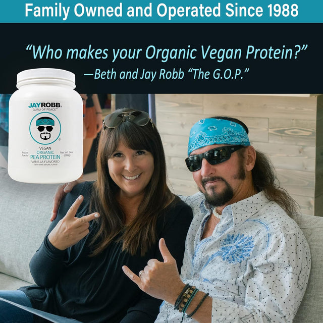 Jay Robb Organic Vegan Vanilla Pea Protein