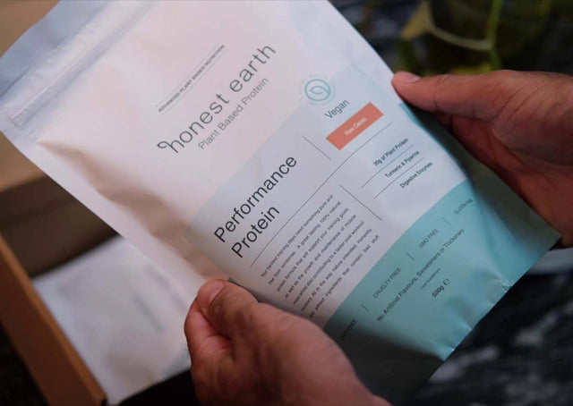 Honest Earth | Plant Based Pea Protein Powder - 100% Natural & Unflavored | 34G Protein per Serving - Just Natural (Vegan, Dairy Free, Keto Friendly, No Gums, No Sugar, Smooth Texture)