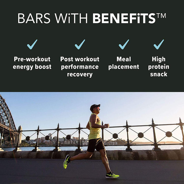 Jimmy! Clean Protein Bar | Wake & Focus, 19G Protein, 7G Sugar, Gluten Free, Real Food | Cookies N Cream (12 Bars (1 Box))