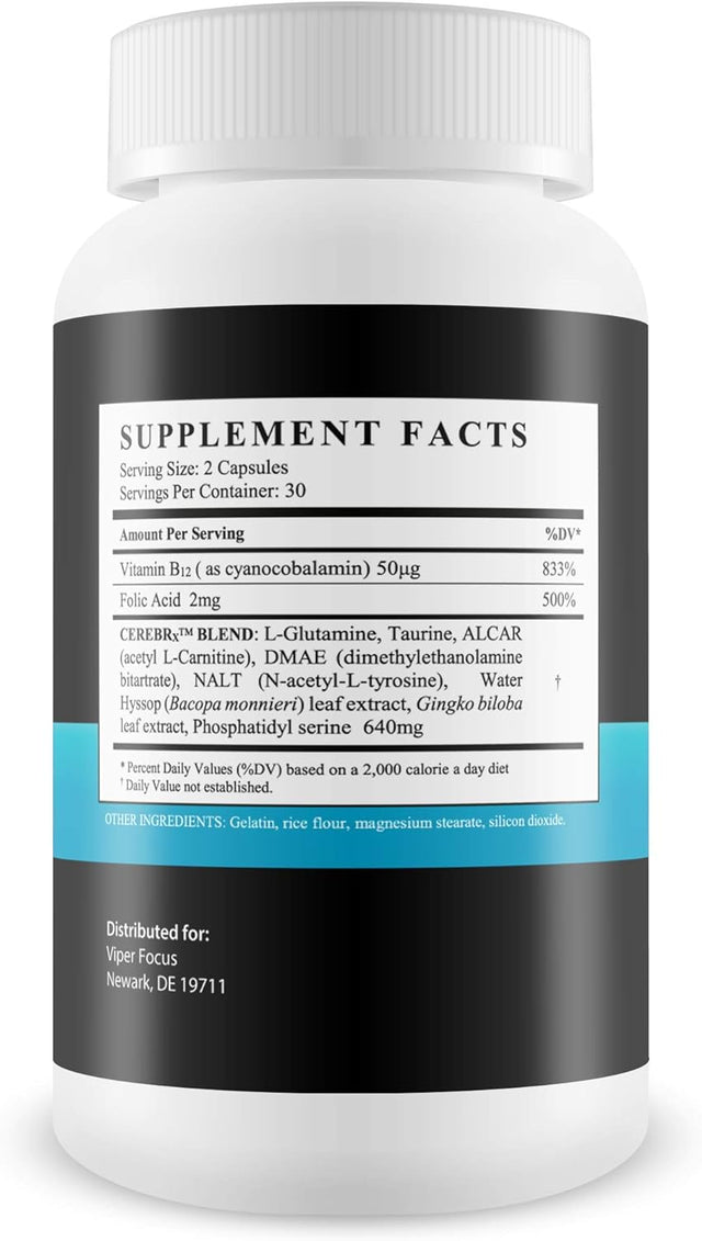 Intelimind - Memory - Focus - Clarity - Support Improved Brain Function - Help Improve Memory Storage - Aid Increased Energy and Mental Endurance - Proprietary Brain Formula Designed High Performance