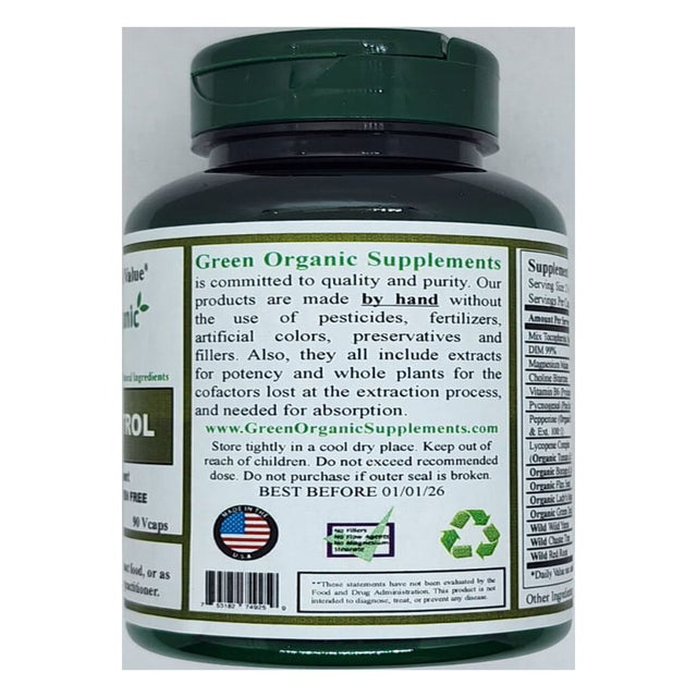 Cyst, Breast Cyst, 90 Vcaps, High Absorbable, Non-Gmo, Gluten-Free (Pack of 5)