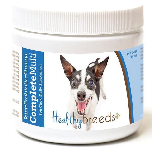 Healthy Breeds 192959008869 Rat Terrier All in One Multivitamin Soft Chew - 60 Count